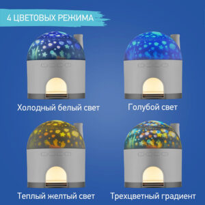 Ночник-проектор Снежный домик Roxy Kids 107