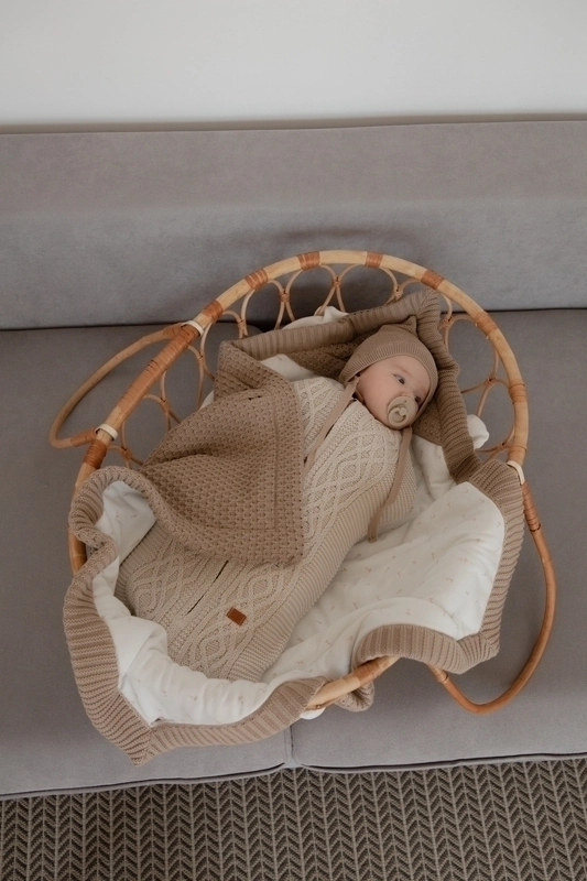 026a6128 Конверт детский Loomknits Universal лето Капучино 2