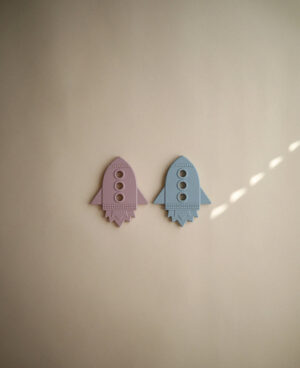 Силиконовый прорезыватель BIBS Rocket Cloud 4