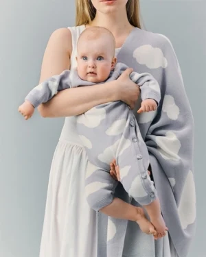 Комбинезон детский Loomknits Серый 68 см, 3-6 мес 9