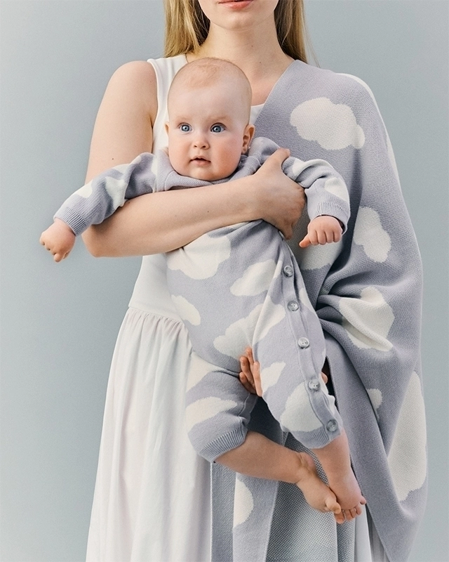 Комбинезон детский Loomknits Серый 68 см, 3-6 мес 3