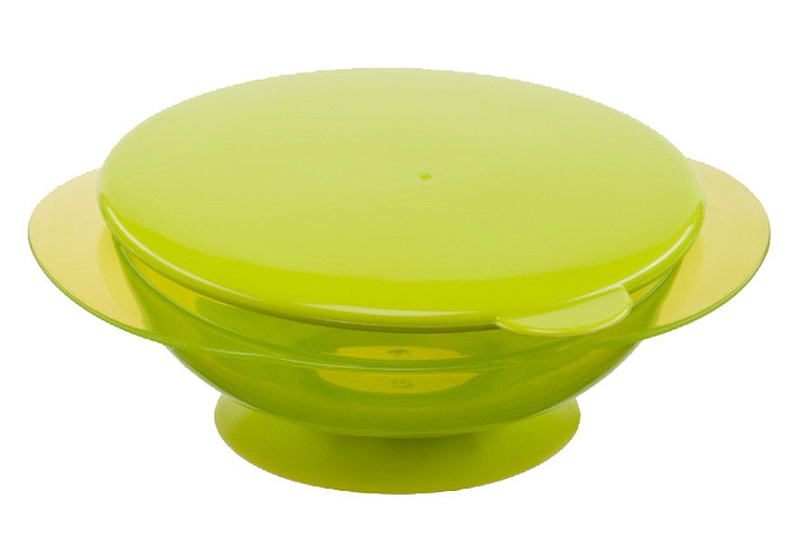 4ldyauqbbqsksgxew92ccxw4j6793lnz Тарелка на присоске с крышкой (grass) арт. 15002 2
