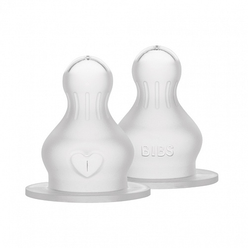 Соска для бутылочки Bibs , 2 шт-средний поток 1