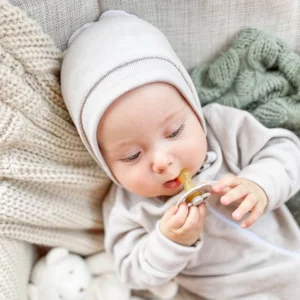 Велюровый чепчик Mjolk White Sand 8