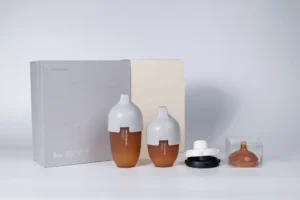 Подарочный набор бутылочек HEORSHE серый 10