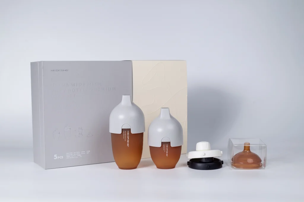 Подарочный набор бутылочек HEORSHE серый 2