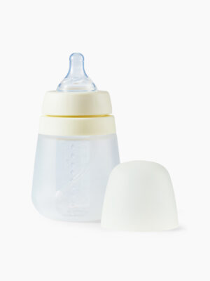 Бутылочка Happy Baby силиконовая с крышкой и 2 силиконовыми сосками, 270 мл 9