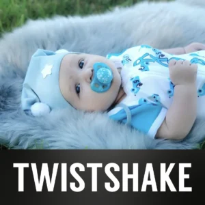 Пустышка Twistshake в наборе из 2 шт. Пастельный синий и пастельный зелёный. Возраст 0-6m 9