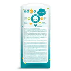 Детские подгузники LOVULAR ВИТАМИНКА M 6-11 кг, 54 шт/уп 12