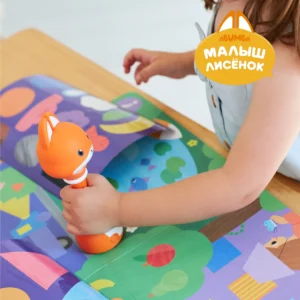 Набор Abumba для игры и обучения "Цвета и формы" (карты, стикеры, книжка) 18