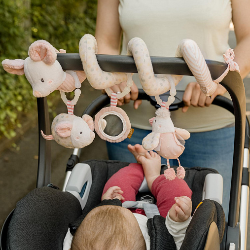 Игрушка-спираль на коляску/кроватку FEHN Мышка 3