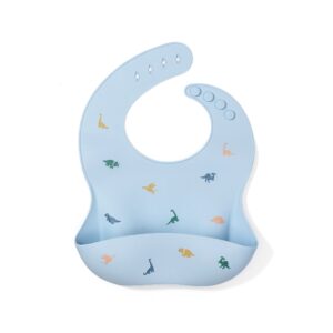 1 (9) Силиконовый нагрудник Edda, Динозавры 8