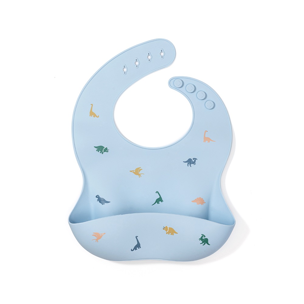 1 (9) Силиконовый нагрудник Edda, Динозавры 1