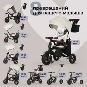 Велосипед трехколесный Qplay S702 NOVA DELUXE 15