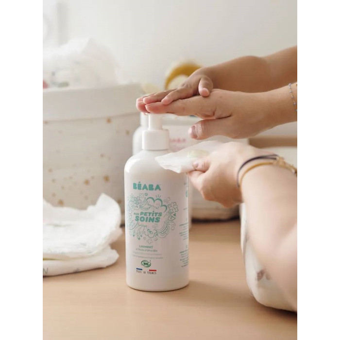 Органическое очищающее средство Beaba для смены подгузников и для защиты кожи , 500 мл. 5