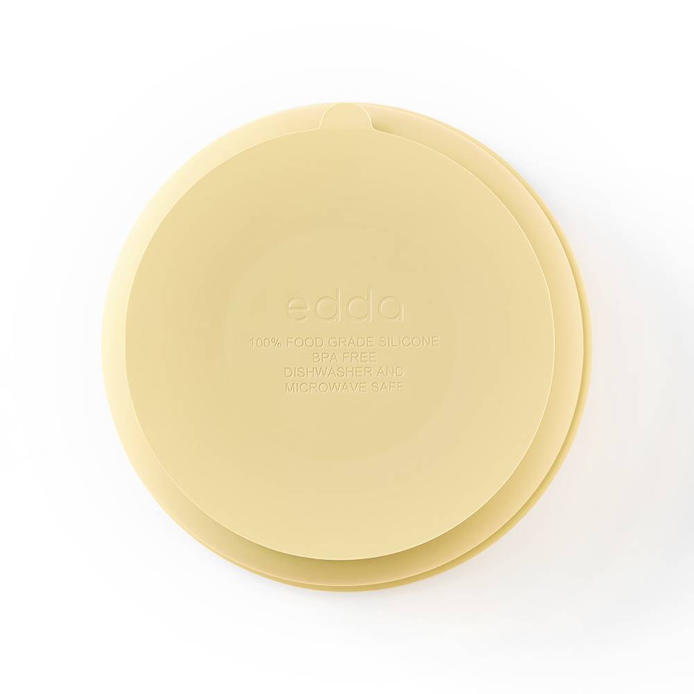 Силиконовая миска на присоске с крышкой Edda, Мимоза 4