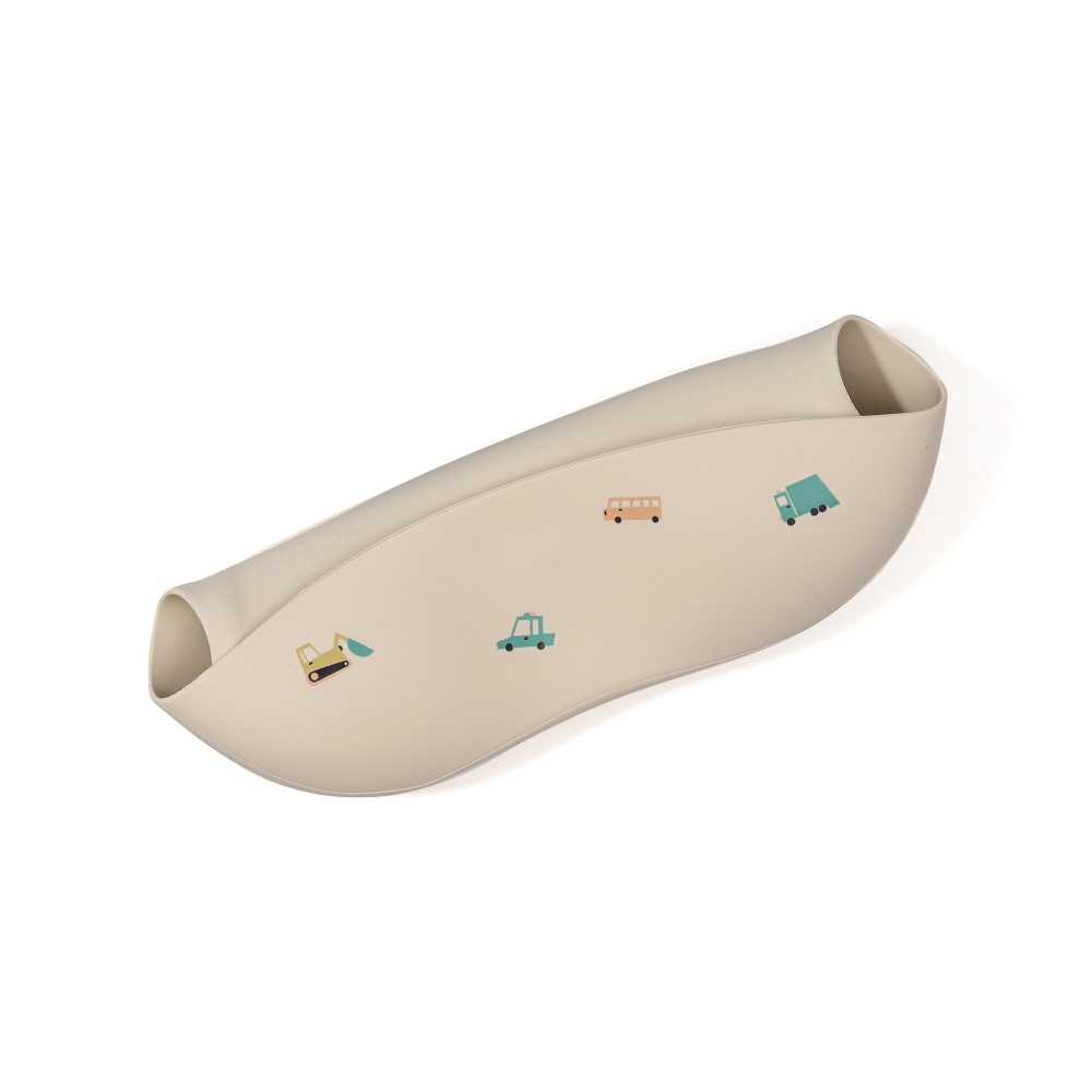 4 (9) Силиконовый нагрудник Edda, Машинки 5