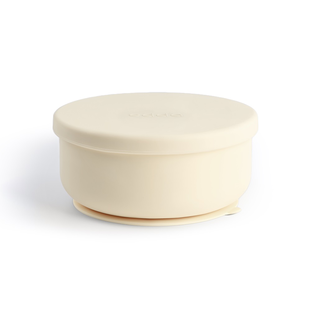 Силиконовая миска на присоске с крышкой Edda, Пломбир 3