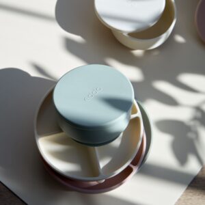 Силиконовая миска на присоске с крышкой Edda, Мимоза 7