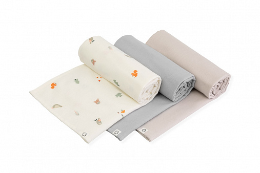 Пелёнки фланелевые BUBA KIDS 3 шт. 95х115 1