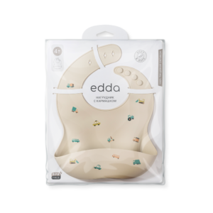 Nagrudnik-edda-Mashinki Силиконовый нагрудник Edda, Машинки 14