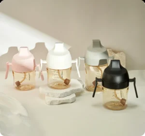 Поильник из силикона и пластика HEORSHE 210 мл 12