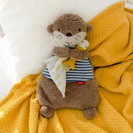 Игрушка-грелка FEHN с вишнёвыми косточками Выдра Тео 3