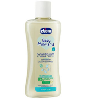 Нежная пена для тела и волос Chicco Baby Moments 200 мл 6