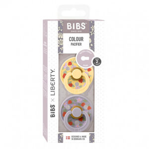 Набор пустышек латексных BIBS Liberty Colour, 2 шт. - Strawberries , 6+ мес. 4