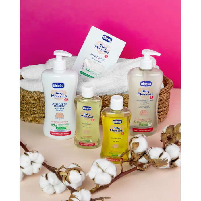 Массажное масло Chicco Baby Moments 200мл 8