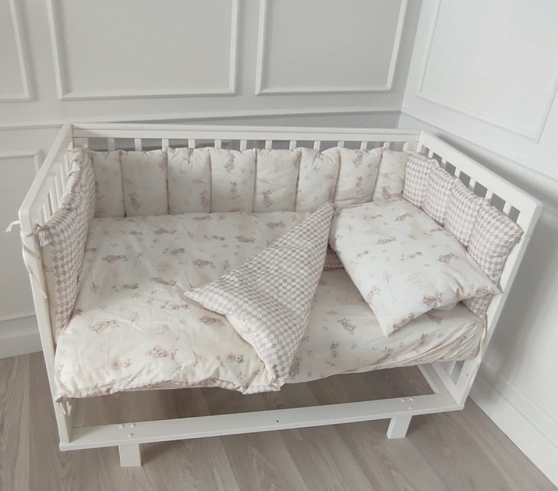 Набор 6пр.для прямоугольной кроватки "Винтаж" 1