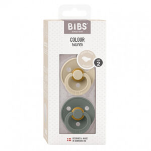 Набор пустышек латексных BIBS Colour Anatomical, 2 шт. 0+ мес. 4