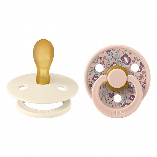 Набор пустышек латексных BIBS Liberty Colour Symmetrical, 2 шт. - Eloise, 0+ мес. 1