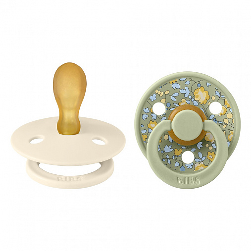 Набор пустышек латексных BIBS Liberty Colour Symmetrical, 2 шт. - Eloise, 6+ мес. 1