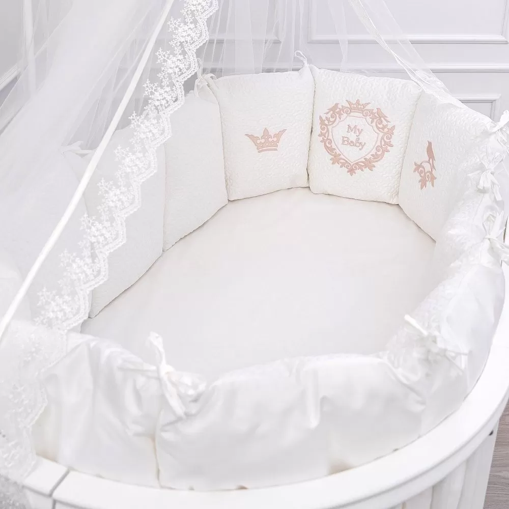 Комплект для овальной кровати "Мой малыш" (М) 8