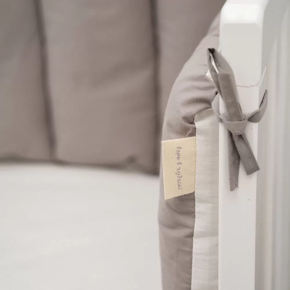 2ummfwoa5h42j1m6lqu0wsiy5wcwlr09 Комплект из 6 предметов Lappetti "Organic baby cotton" для прямоугольной кроватки (М) 13