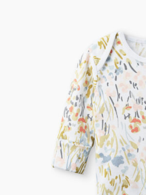 Боди с длинным рукавом детское Happy Baby (набор 3 шт.) flowers 25