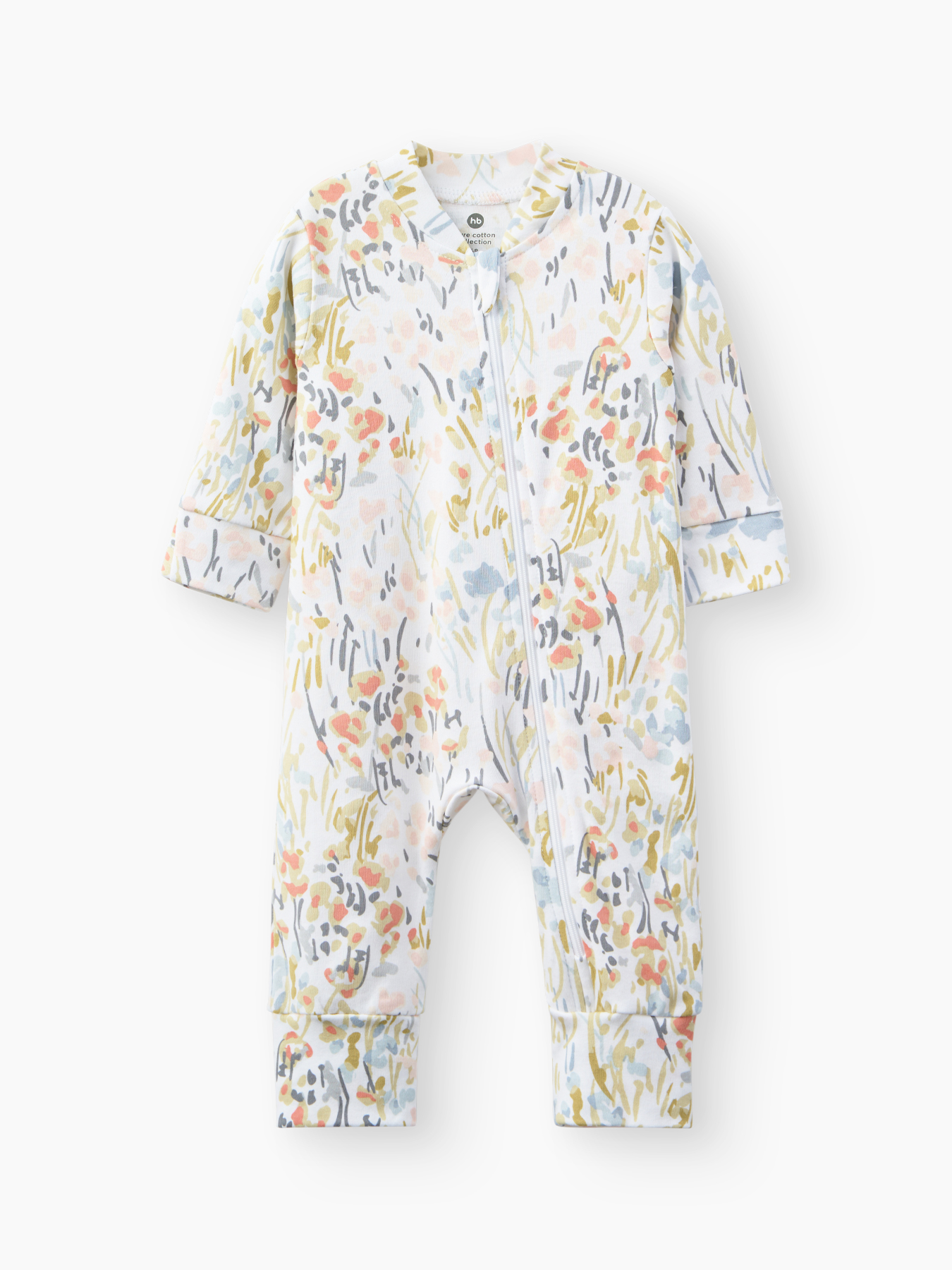 52tj3jszxb1sufn8m7vg5bbu7ls69r0x Пижамный комбинезон детский Happy Baby (набор 2 шт.) flowers 2