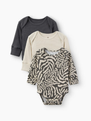 66pr3nv9xsjkqspb2hi889ag58mmjiej Боди с длинным рукавом детское Happy Baby (набор 3 шт.) leaves 19