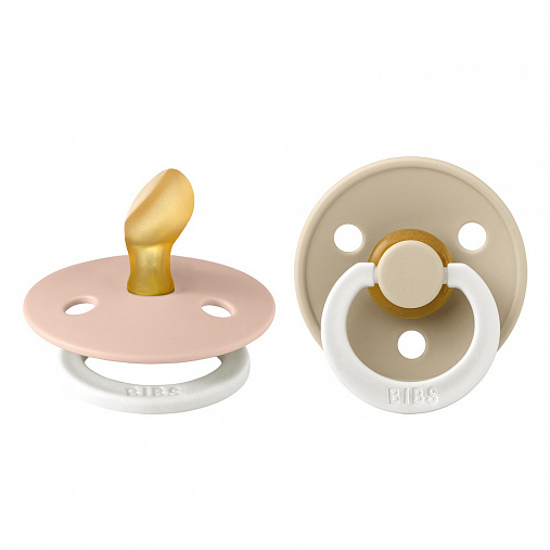 Набор пустышек латексных ночных BIBS Colour Glow Anatomical, 2 шт 0+ мес. 1