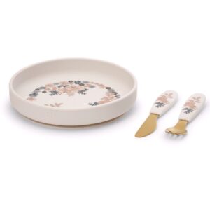 aoeu6ky16t5z45iflo0wbf4cwcgor5e7 Набор силиконовой посуды Elodie (тарелка/вилка/нож) 5