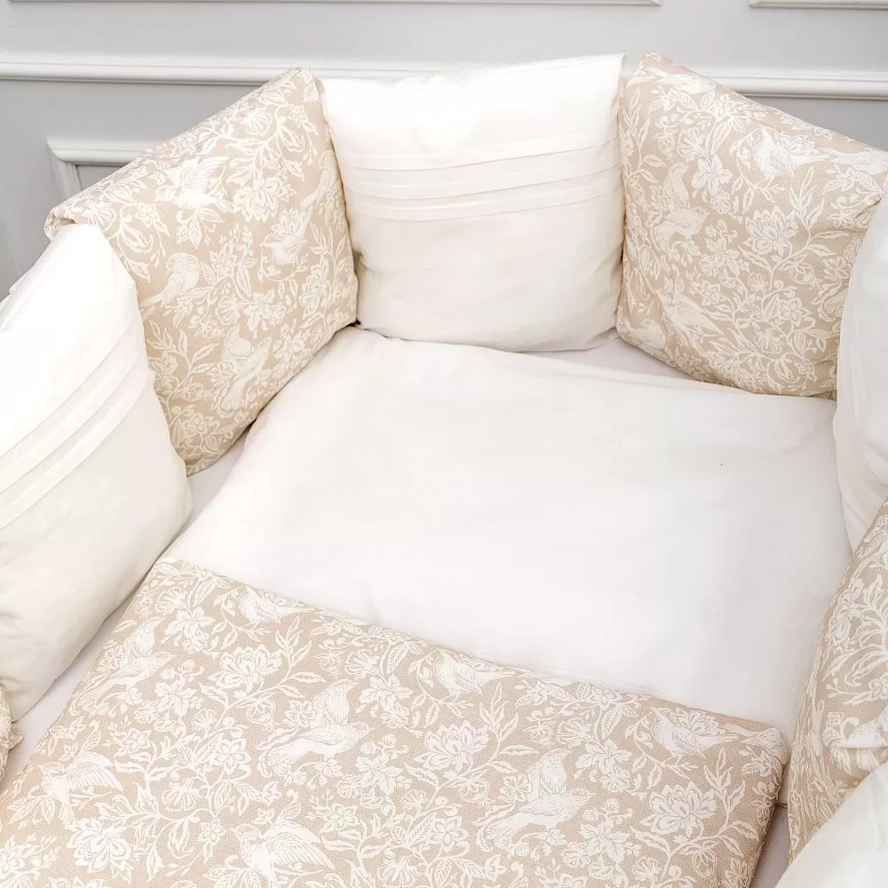 Комплект из 6 предметов Lappetti "Le Jardin" для овальной кроватки (М) 8