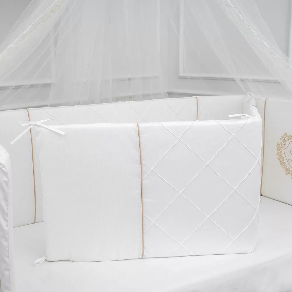 Комплект постельных принадлежностей для прямоугольной кроватки 6 предметов "Лаппетти" (М) 6