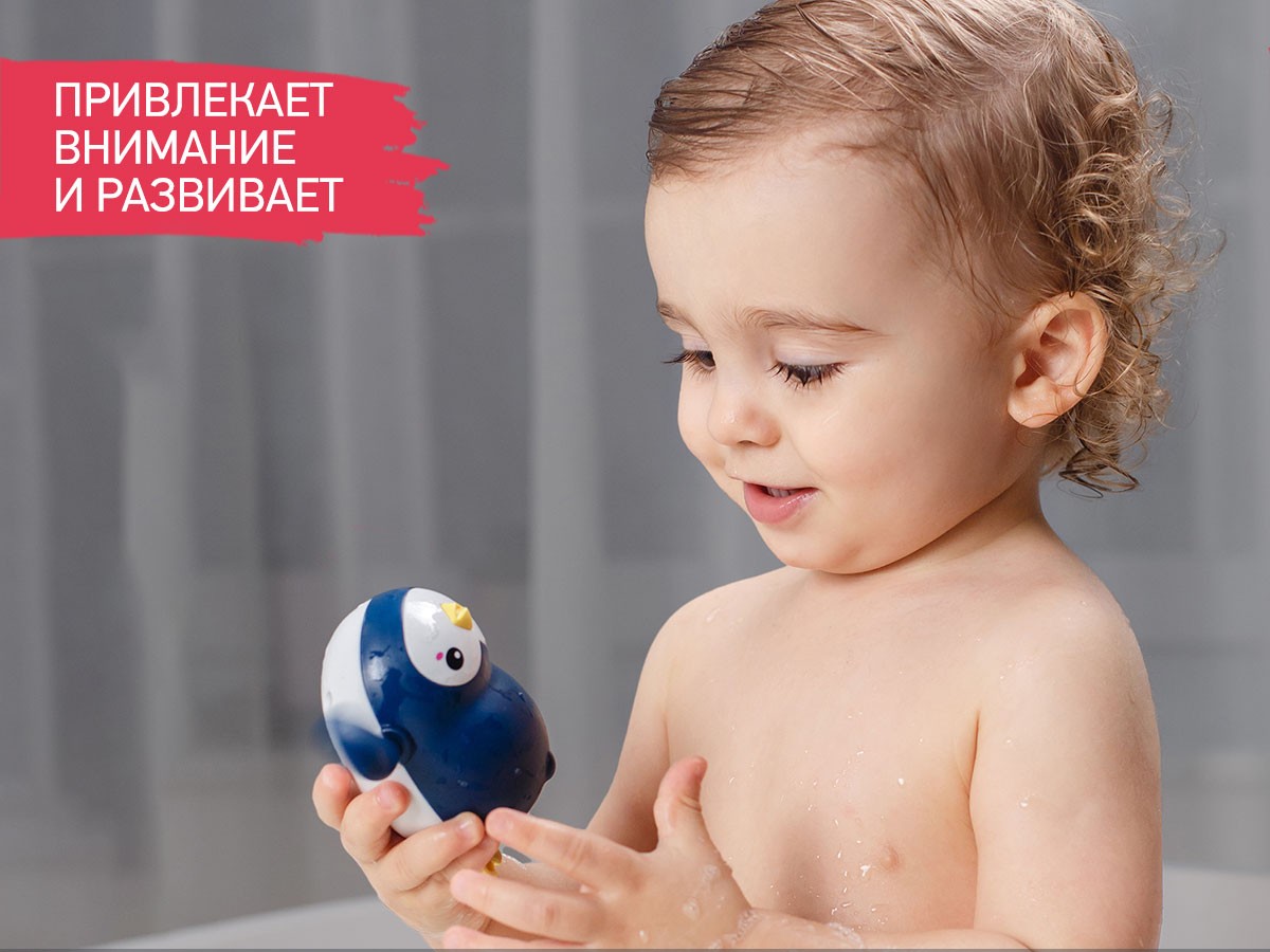 clockwork_bath_toy_set_3_42e15fe89a Игрушки для ванной заводные Roxy Kids 3 шт (птичка, краб, пингвин) 3