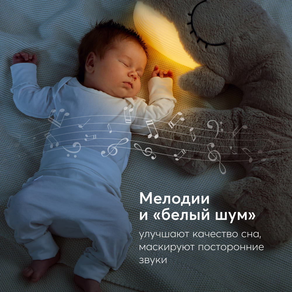 Мягкая игрушка Happy Baby WALLY THE WHALE (beige) 4