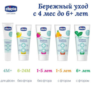 Гель для десен при прорезывании зубов 2 в 1 Chicco, 4 мес+, 30 мл 9