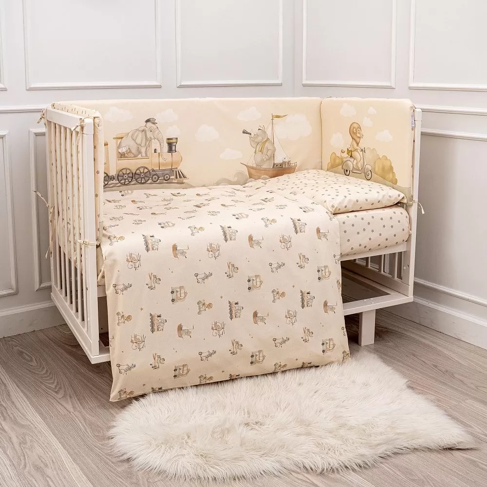 Набор Lappetti 6пр.для прямоугольной кроватки "Письмо другу" 1