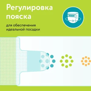 Детские трусики-подгузники LOVULAR ВИТАМИНКА M 6-11 кг, 54 шт/уп 16