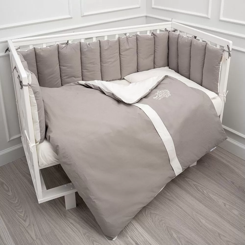 h1kp59b8n3p65sczppwoqx3s16h51h0n Комплект из 6 предметов Lappetti "Organic baby cotton" для прямоугольной кроватки (М) 5