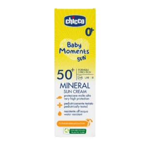 Крем минеральный солнцезащитный Chicco SPF50+ 75 мл 10